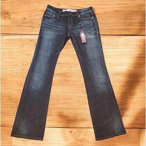 Ed Hardy White Label Jeans Women 29x34 Christian Audigier Easy Rise Boot‎ NWT